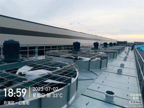 橫流式玻璃鋼冷卻塔,玻璃鋼冷卻風機