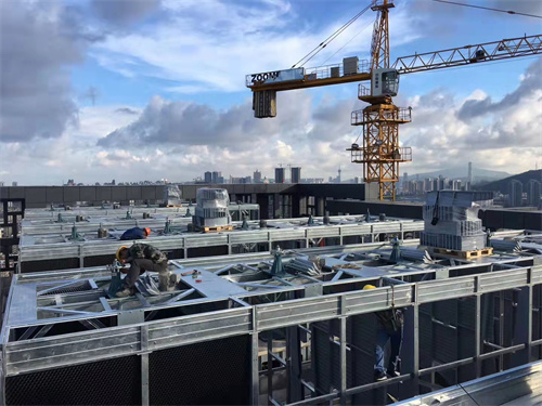 康明冷卻教你如何正確使用冷卻塔(冷卻塔布置標準)